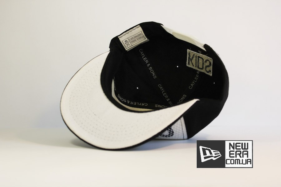 бейсболки украина кепка snapback GHETTO с сеточкой белая Cayler Sons