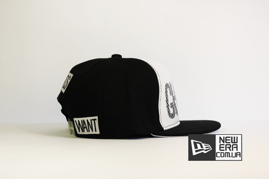 одежда молодежная украина кепка snapback GHETTO с сеточкой белая Cayler Sons