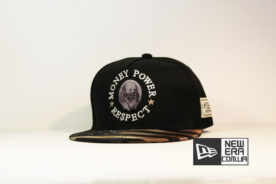 кепка snapback money power respect cayler sons