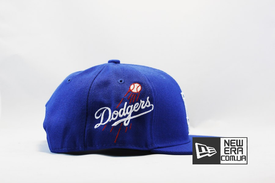 бейсбольная кепка Доджерс кепка snapback LA Dodgers синяя New Era Украина