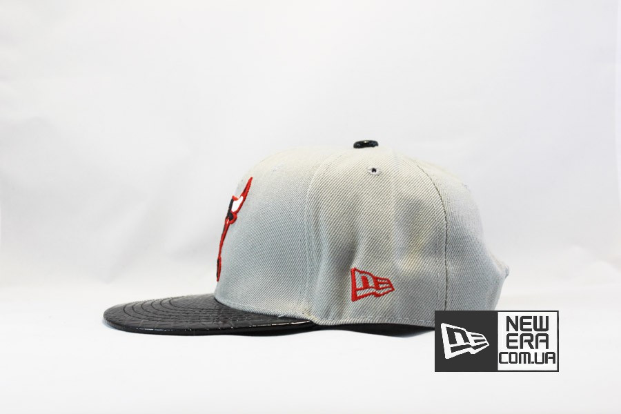 чикаго булс одежда кепка snapback Chicago Bulls серая New Era 9fifty NBA