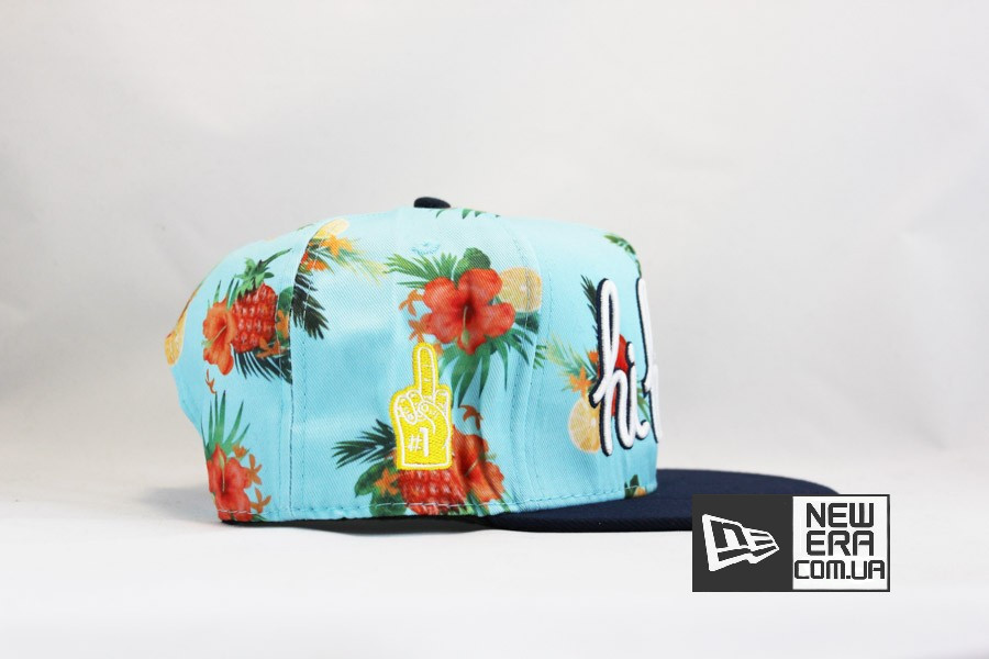голубая бейсболка кепка snapback Hi Haters летняя с фруктами Cayler and Sons