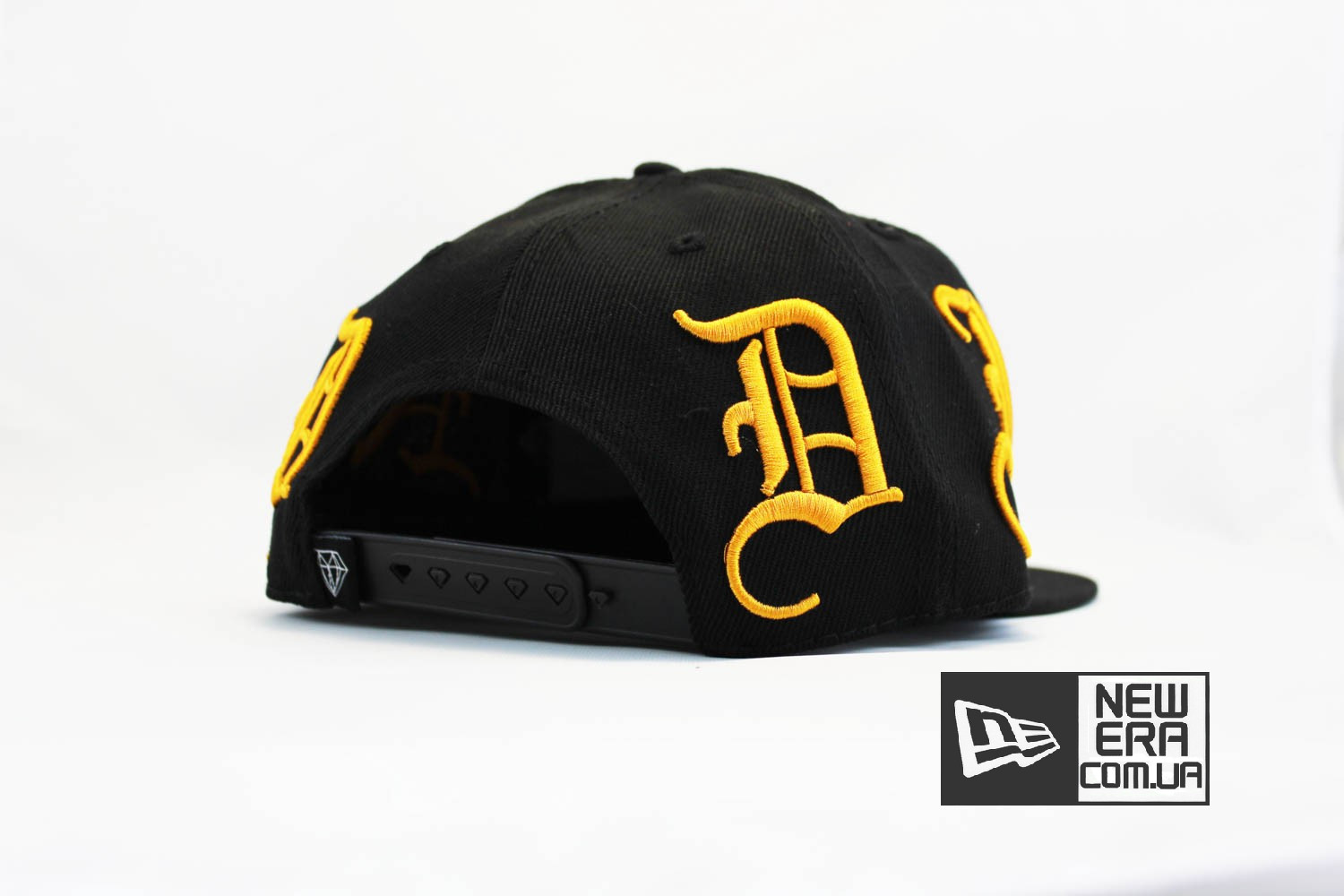 гетто бейсболки реперские кепка snapback DIAMOND Ghetto Gangter черная