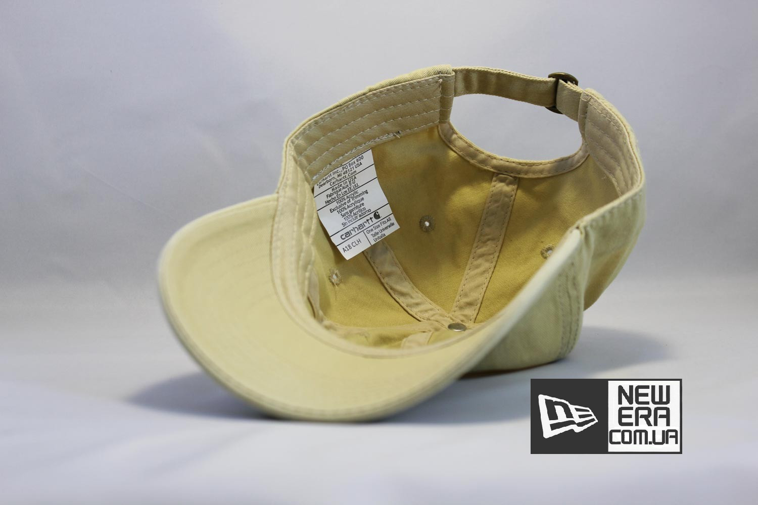 где купить оригинальный карахарт бежевая бейсболка кепка Carhartt круглый козырек