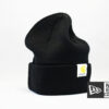 шапка Carhartt beanie черная логотип сбоку купить оригинал