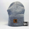 кархарт магазин Украина оригинал шапка beanie Carhartt grey серая кожаный логотип