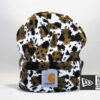 кархарт теплая зимняя оригинал шапка beanie carhartt brown корчневая военная милитари