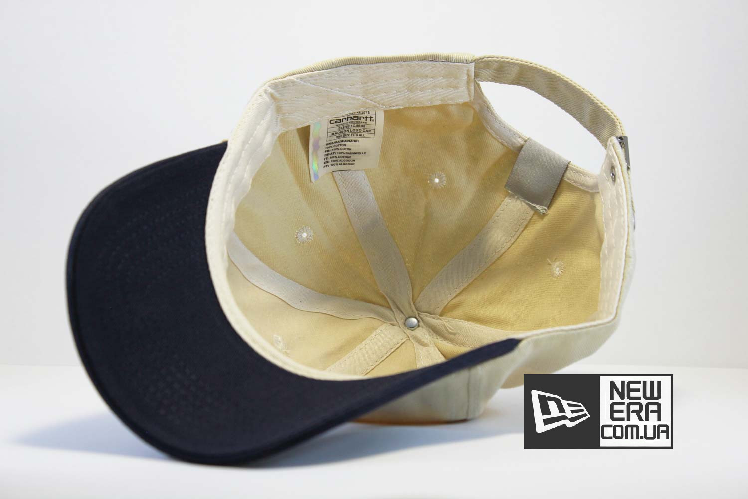 кепка бейсболка carhartt C-CAP синяя бежевая купить кепка бейсболка carhartt C-CAP синяя бежевая купить