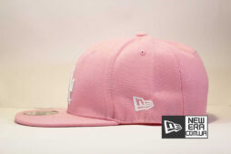 розовая бейсболка кепка snapback LA Los Angeles New Era pink розовая купить
