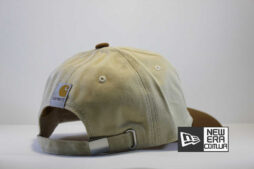 закругленный козырек кепка бейсболка carhartt коричневая C-Cap бежевая купить