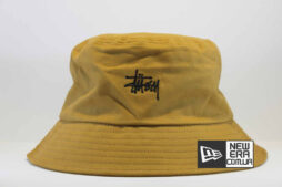жетая панама стасси панама bucket hat stussy orange оранжевая стусси