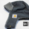 шапка ушанка carhartt trapper черная замшевая шерстяная
